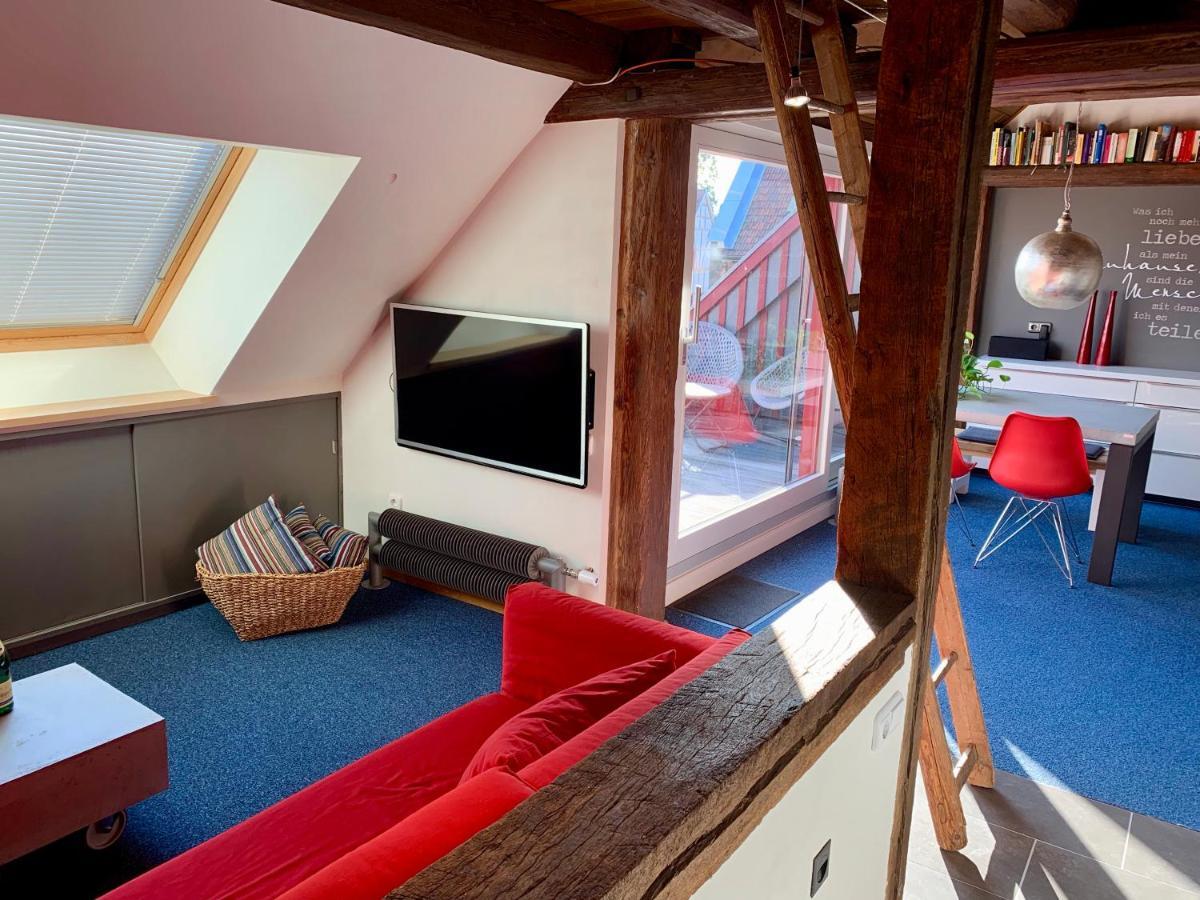 Historische Ferienwohnung Mit Sauna In Lich Eksteriør billede
